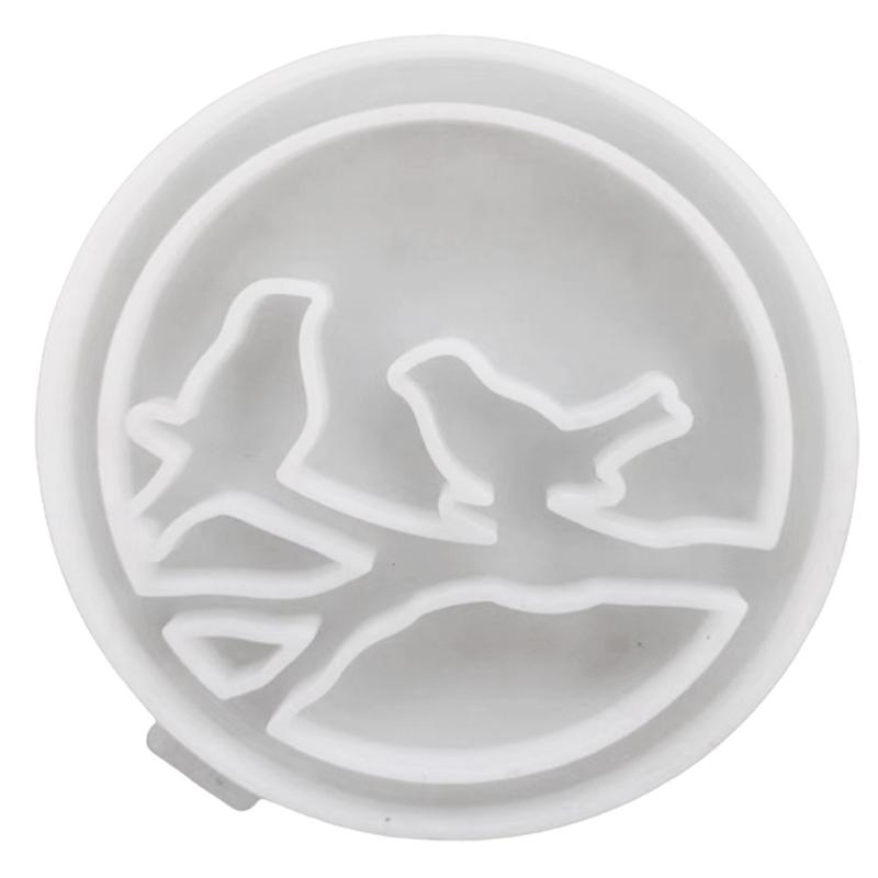 Silicone Mold Artistic Decors Moulds Silicone Ornament Mold Pendant Molds Flexible Craft Molds for Hand-Making Craft