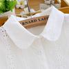 Cotton Fake Collar Women'S Shirt Versatile Decorative Fake Collar Wooden Ear Edge Fake Collar White Shirt Fake Collar Women B261