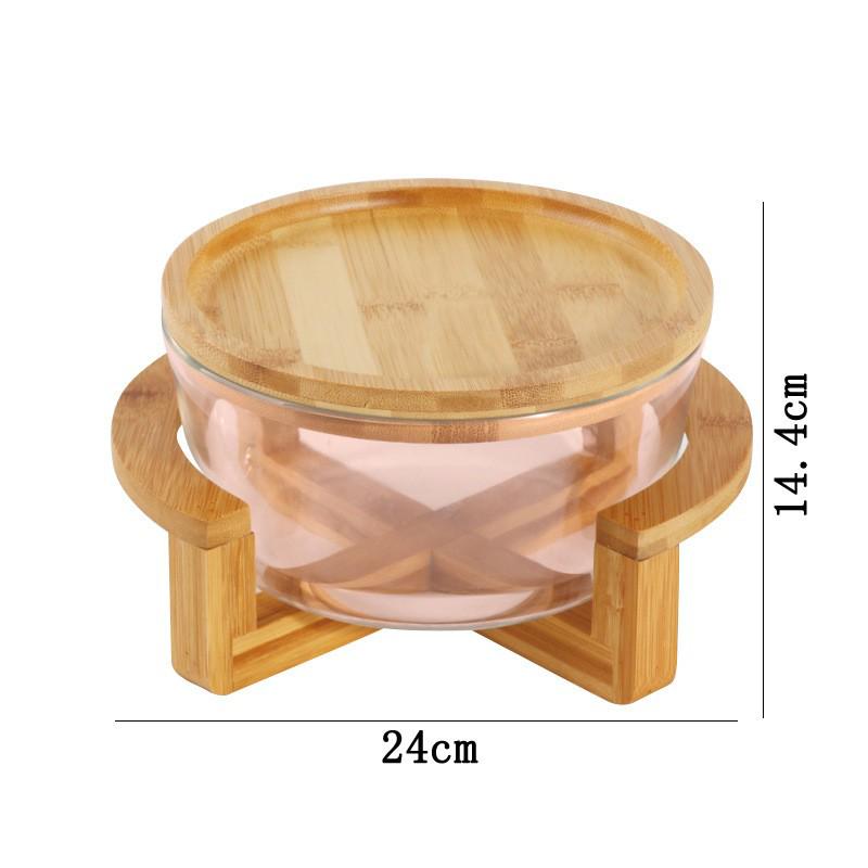 Nordic Heat-Resistant Glass Bowl - Creative Round Salad & Fruit Serving Dish