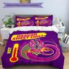 3pcs Takis Fuego Bedding Set Duvet Cover Closure Includes 1 Duvet Cover & 2 Pillowcases, Soft and Comfortable for All Seasons.