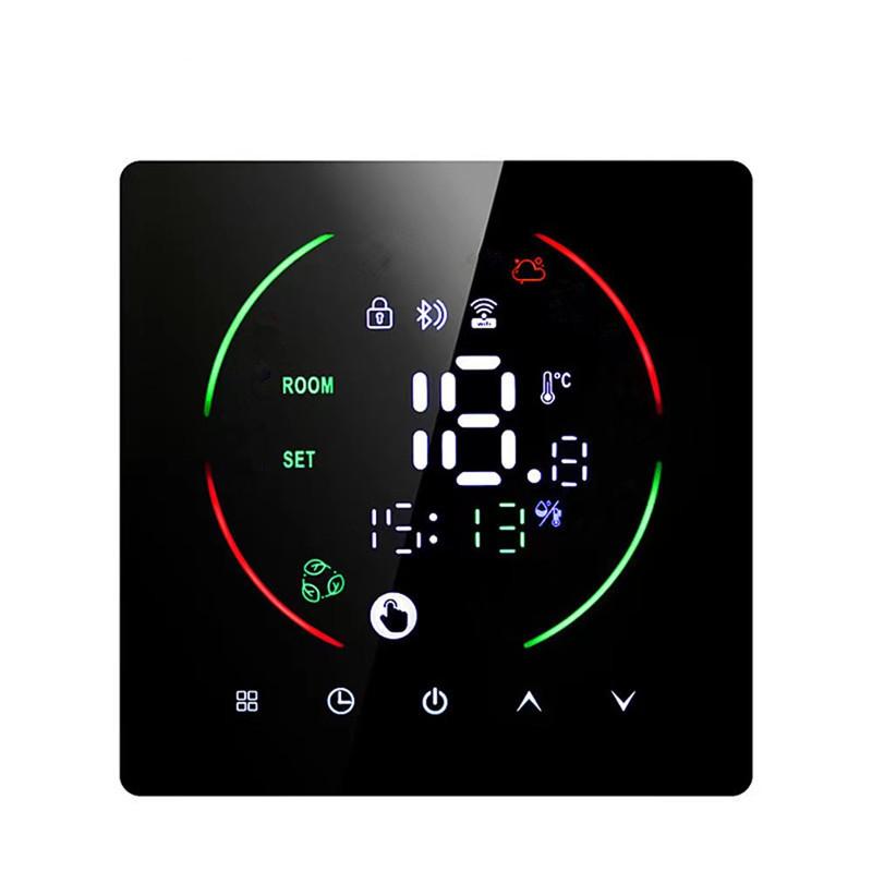 Smart WIFI Underfloor Heating Thermostat with Humidity and Weather Programmable Room Temperature Controller Suitable for Tuya APP
