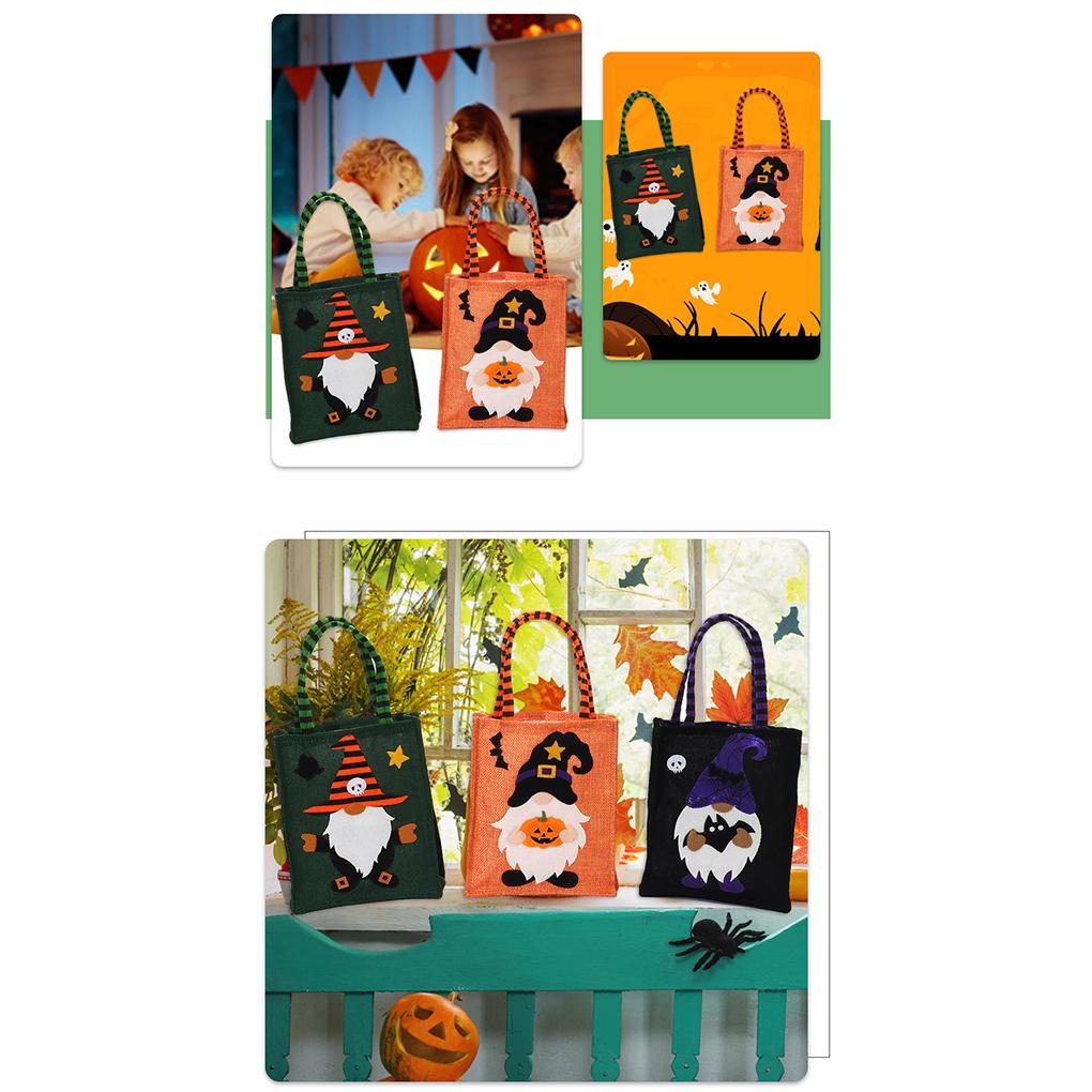 Halloween Gifts Bag Party Art Atmospheres Adults Snack Handbag Decorative Pack Non-woven Fabric Packaging Sack Supply