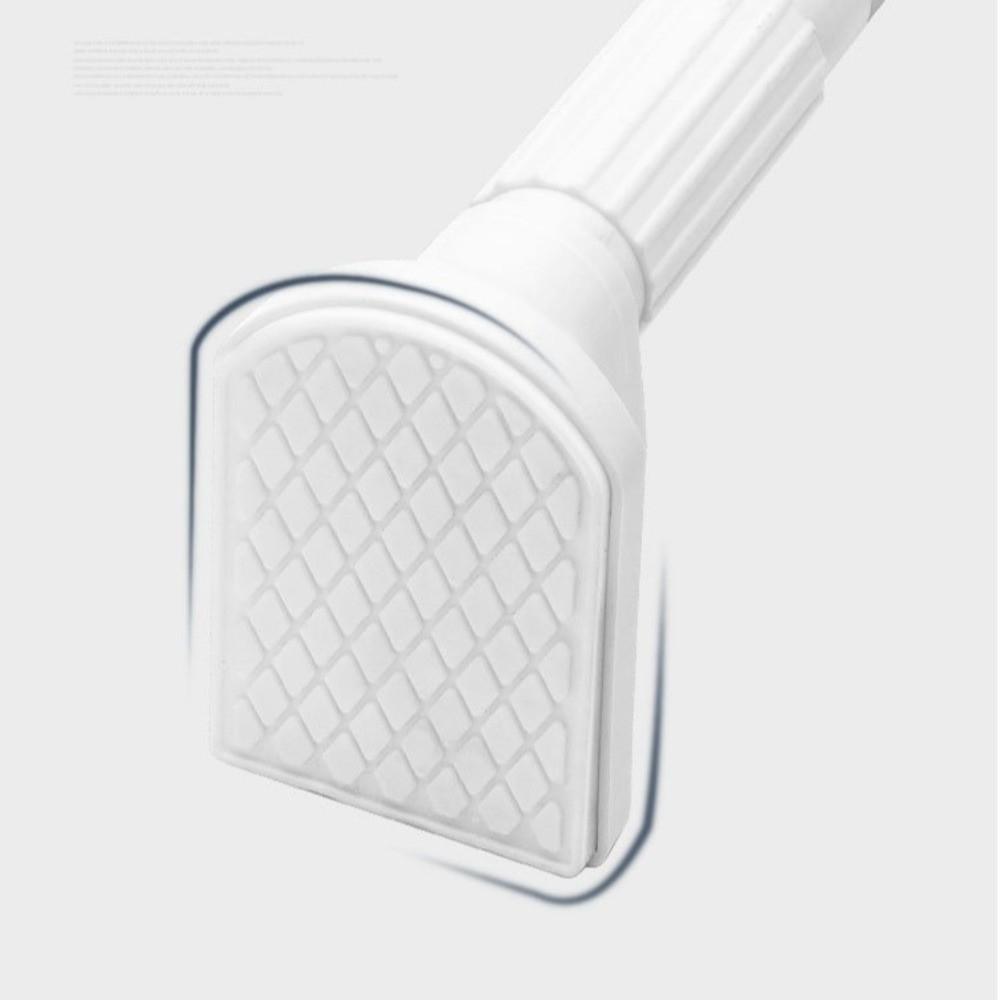 Steel Telescopic Rod Punch-Free Clothes Rail Hanger Durable Shower Curtain Rod  Household