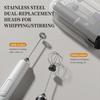 Wireless Milk Frother Coffee Whisk Mixer Electric Blender Egg Beater 3-Speed Handle Stirrer Cappuccino Maker Kitchen Tooll