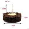 80mm 3 Inch Horse Hair & Sisal Wheel Pads Brushes