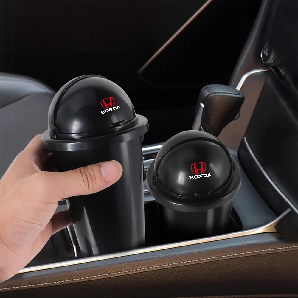 Car Trash Can Organizer Garbage Holder Auto Door Seat Back Trash Bin For Honda Civic Accord Fit City Jazz CR-Z Element Insight RF6