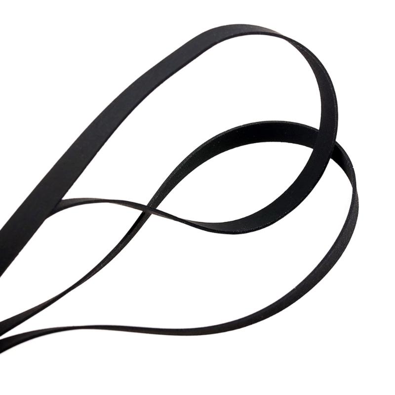 Stable Rubber Drive Belt Black Rubber Record Player Belt with Good Elasticities for Record Player Acoustic Equipment