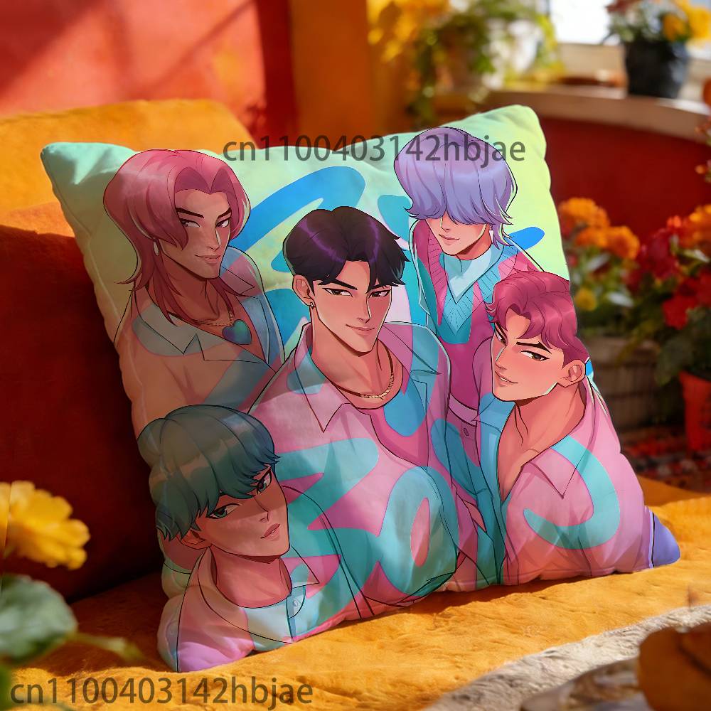 S-Saja Poszewki na poduszki dla chłopców Sypialnia Salon Sofa Wystrój domu Poliestrowa poszewka na poduszkę z zamkiem błyskawicznym