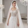 White Beaded Sequins Lace Patch Silver Sequin Wedding Dress Applique  Wedding Dress