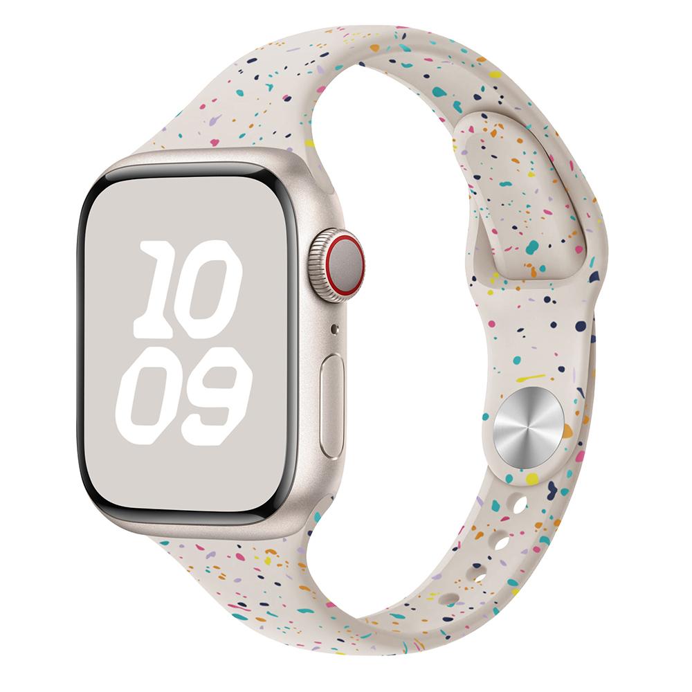 Original Silikonarmband für Apple Watch Band 44mm 45 46 40 41 38 42mm Armband Atmungsaktiv iwatch Serie 10 9 8 SE 7 6 Ultra 2 49mm
