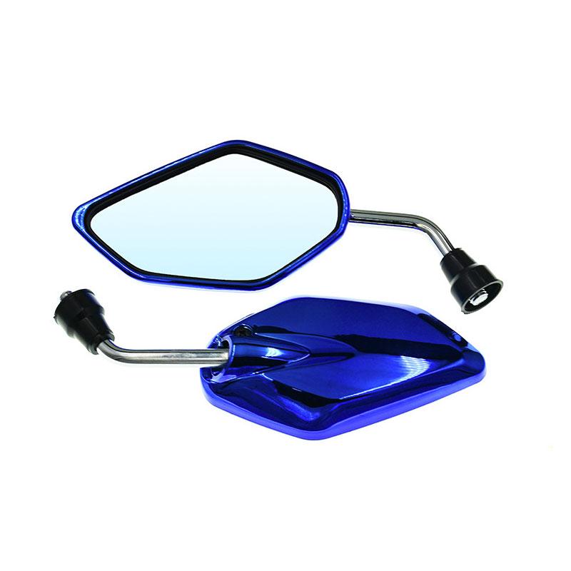 Motorcycle Mirrors, Universal M8 Motorcycle Rear View Side Mirrors With Adjustable Viewing Angle, Handlebar Mounting, Fits For Bike, Scooter, ATV, UTV