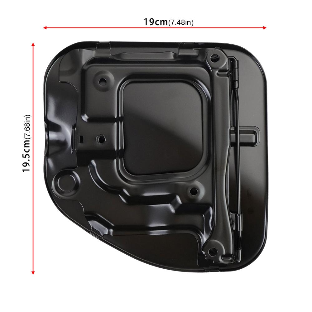 Fuel Filler Lid Replace 77305-04904 Fuel Gas Tank Door Cover Cap for Toyota Tacoma 2005-2015 Double Cab Short 5 Foot Bed