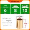 Self-Lubricating Oil-Impregnated Copper Bearing Bushing, Inner Guide 3-5, 6-8, 10-14, 15-32