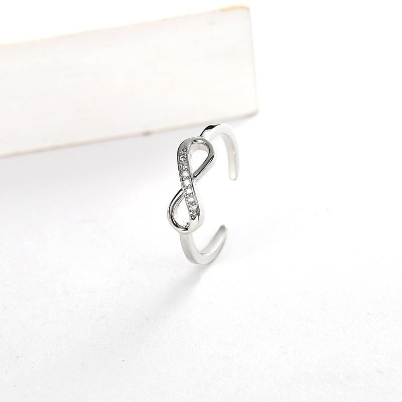 

Meier Minimalist korean style open ring - bowknot european & american gold plated opening adjustable