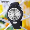 Sanda Unisex Fashionable Lightweight Korean Style Waterproof Sports Quartz Watch
