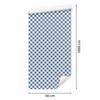 Checkerboard wallpaper in blue, white, azure and light gray 50x1000