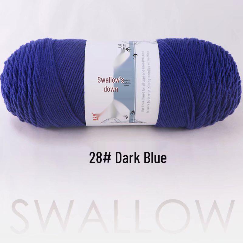 Large Skein 5-Ply Milk Cotton Yarn: Luxurious Plush for Doll Making & Seat Cushions, Available in 80 Colors