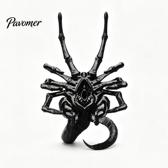 Adjustable Viewing Angle Stand Alien Facehugger Phone Stand, Unique 3D Printed Cell Holder, Stable Smartphone Cradle Sturdy PLA Decorative Mount
