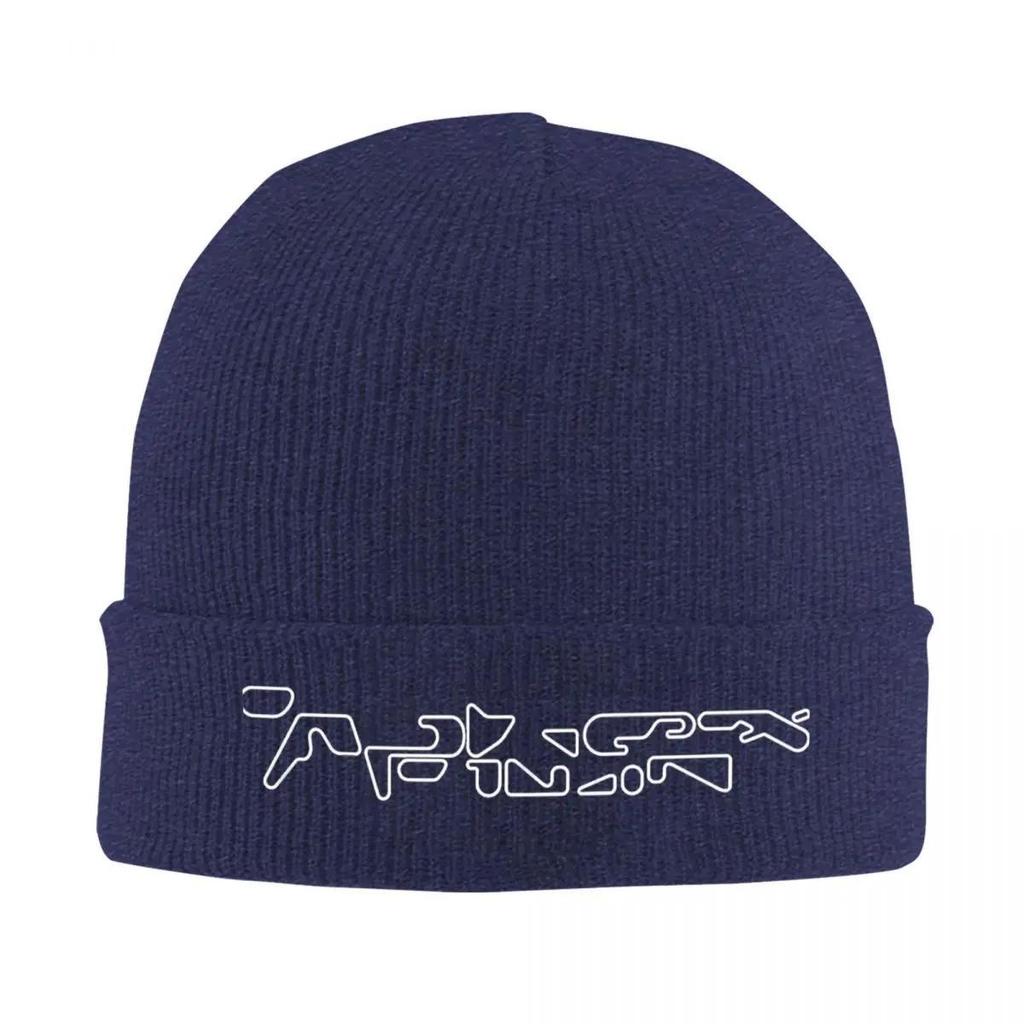 Aphex Twin Logo Bonnet Hats Knitting Hat Unisex Women Cool Thermal Elastic Beanie Hats Autumn Winter Outdoor Design Cap