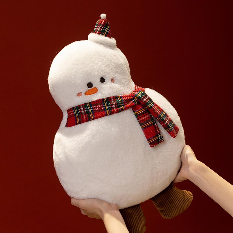 Cute Santa Claus Snowman Elk Xmas Tree Plush Toys Christmas Decor Party Decor Doll Plushie Gift