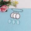 DIY Photo Glamour Lace Oval Bridal Pendant Memorial Angel Photo Party Ornaments