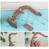 Whimsically Flower Tree Swing Figurine Resin Craft Spring Collectible Ornament For Garden Landscape Dollhouses Decors