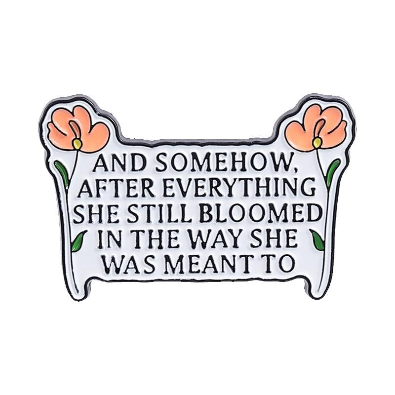 Snarky Motivational Enamel Pins Set Humorous Quote Brooches Self-Love Fandom Lapel Badges Trendy Gift For Friends
