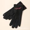 Warm Gloves Women'S German Plush Mouth Windproof And Cold-Proof Plush Outdoor Riding Driving Touch Screen Autumn And Winter Gloves