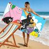Barbapapa3 Print Beach Towel, Large Soft Quick Dry Towel for Beach Camping Swimming