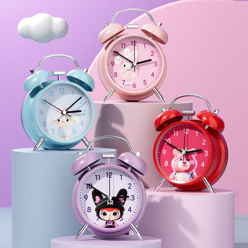 Smart 1011 Small Alarm Clock for Students Junior High School Students Special Wake-up Artifact Children Boys and Girls Clock Powerful Wake-up
