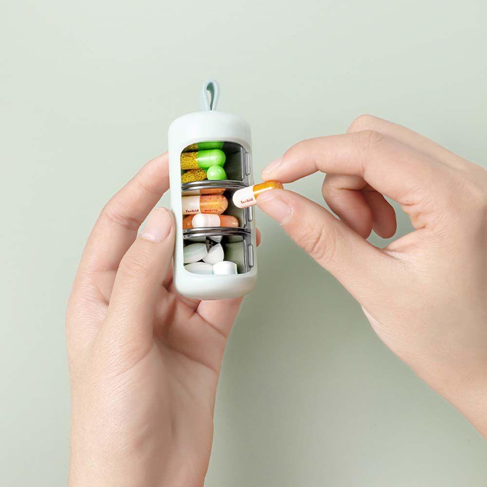 Splitters Separate Compartments Vitamins Container Travel Pill Case Medicine Boxes Pill Storage Box