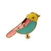 1 Pair Stud Earrings for Women, Bird Outline Enamel Stud Earrings, Polished Edges Glaze Finish Alloy Ear Pins for Daily Wear