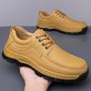 Mode Neue Mode Handgefertigte Leder Freizeitschuhe Rutschfeste Sneakers Herren Wanderschuhe Low Top Fahrschuhe Freizeitspaziergang Trekking Schuhe
