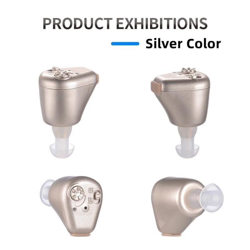 Invisible High Quality Hearing Amplifier Professional Sound Voice Enhancer Mini Rechargeable ITE Hearing Aid