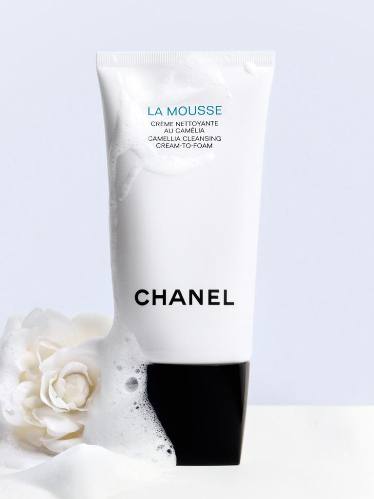 CHANEL LA MOUSSE CAMELLIA CLEANSING CREAM-TO-FOAM 150ml | Hydrating Gentle Face Wash