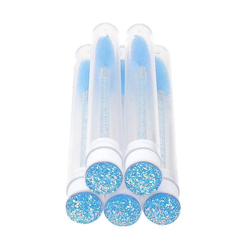 Disposable Crystal Rod Mascara Wand & Eyebrow Comb for Eyelash Extension Makeup