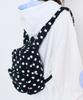 VIDEO JOCKEY Dot Fleece Mini Backpack [Black]