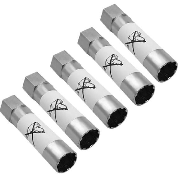 

1Pcs Single 8-Spline Lug Nut Socket,Wheel Lock Key Replacement for Aftermarket 7 Spline Lug Nut,Wheel Lock Removal Tool for Cars 13/16 1pcs