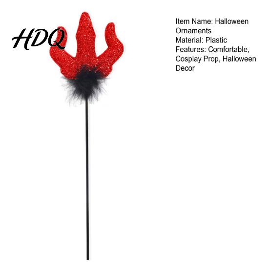 Kids Adult Party Favors Halloween Red Devil Costume, Glitter Horn Headband And Trident Prop Glittery Costume Kit for Cosplay, Masquerade Performance