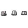 6 Pcs 6mm / 6.35mm / 8mm Router Collet Chuck Carbon Steel with Screw Nuts Chuck Adapter Electric Router Clamp