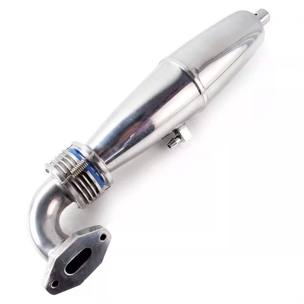 1 Set Thicken Exhaust Pipe HSP 94122/94166/94106/BQ001 Baja Engine Parts Upgrade For 1/10 Scale Models Nitro RC Car
