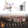 120W Barbecue Grills Fan Motor Cooling Motor Fan Preventing Backfire Motor Aluminum Alloy Kitchen Barbecue Supplies