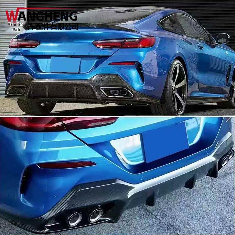 Carbon Fiber Rear Lip and Diffuser for BMW 8 Series G14/G15/G16