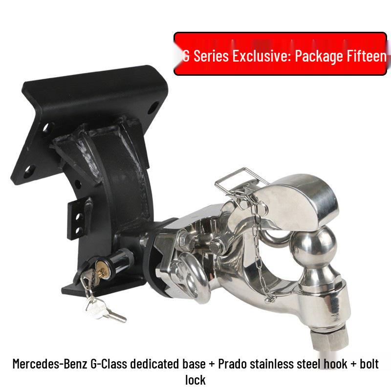Compatible with Mercedes-Benz G-Class (G500, G350, G63, W463) rear tow bar modification, including unlicensed tow hooks.
