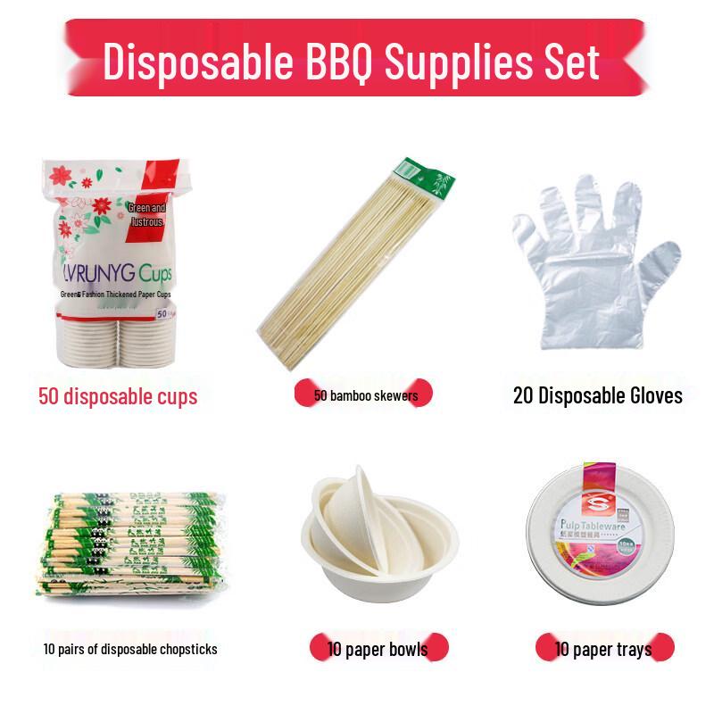 ZISIZ BBQ Tool Accessories Set