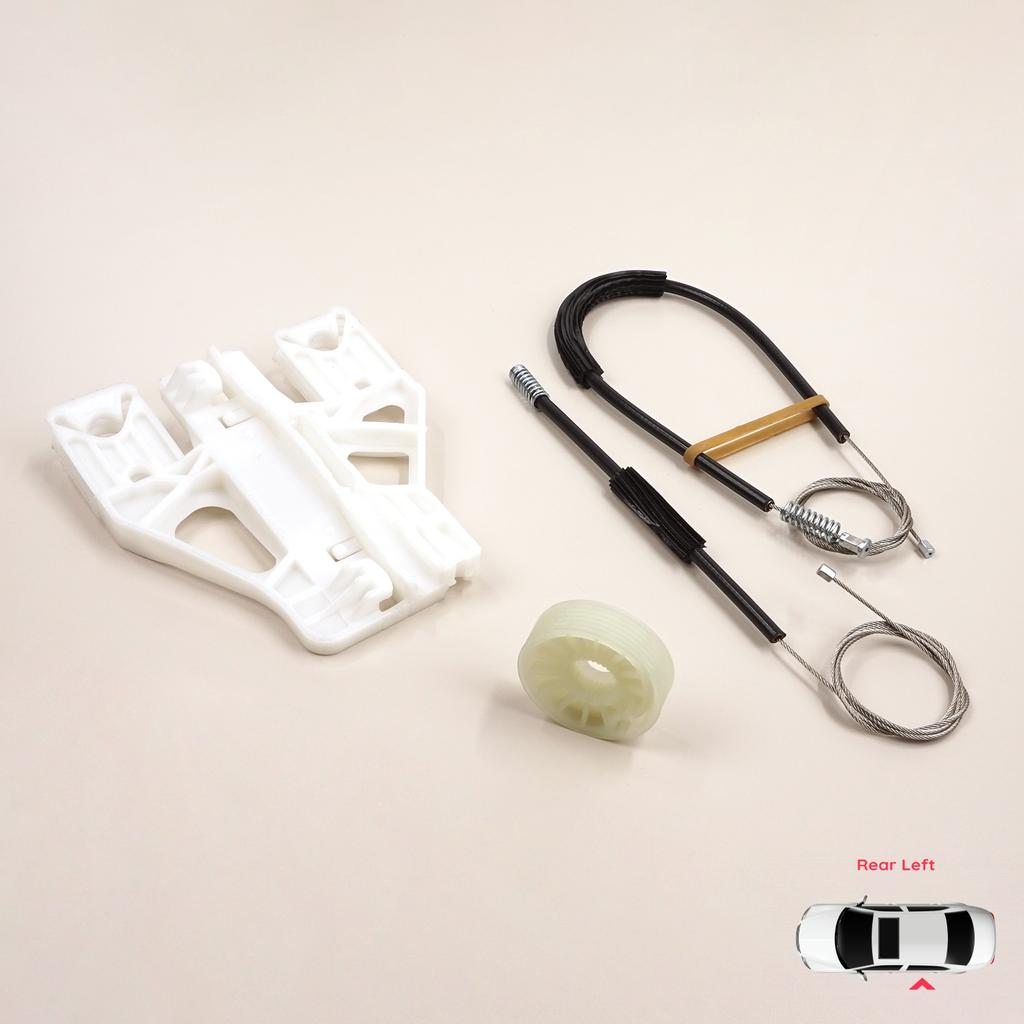 BWR5072 Electric Power Window Regulator Lifter Repair Kit Rear Left Door for  Q5 SQ5 8R 8RB 2008-2018 5-Door 8R0839461