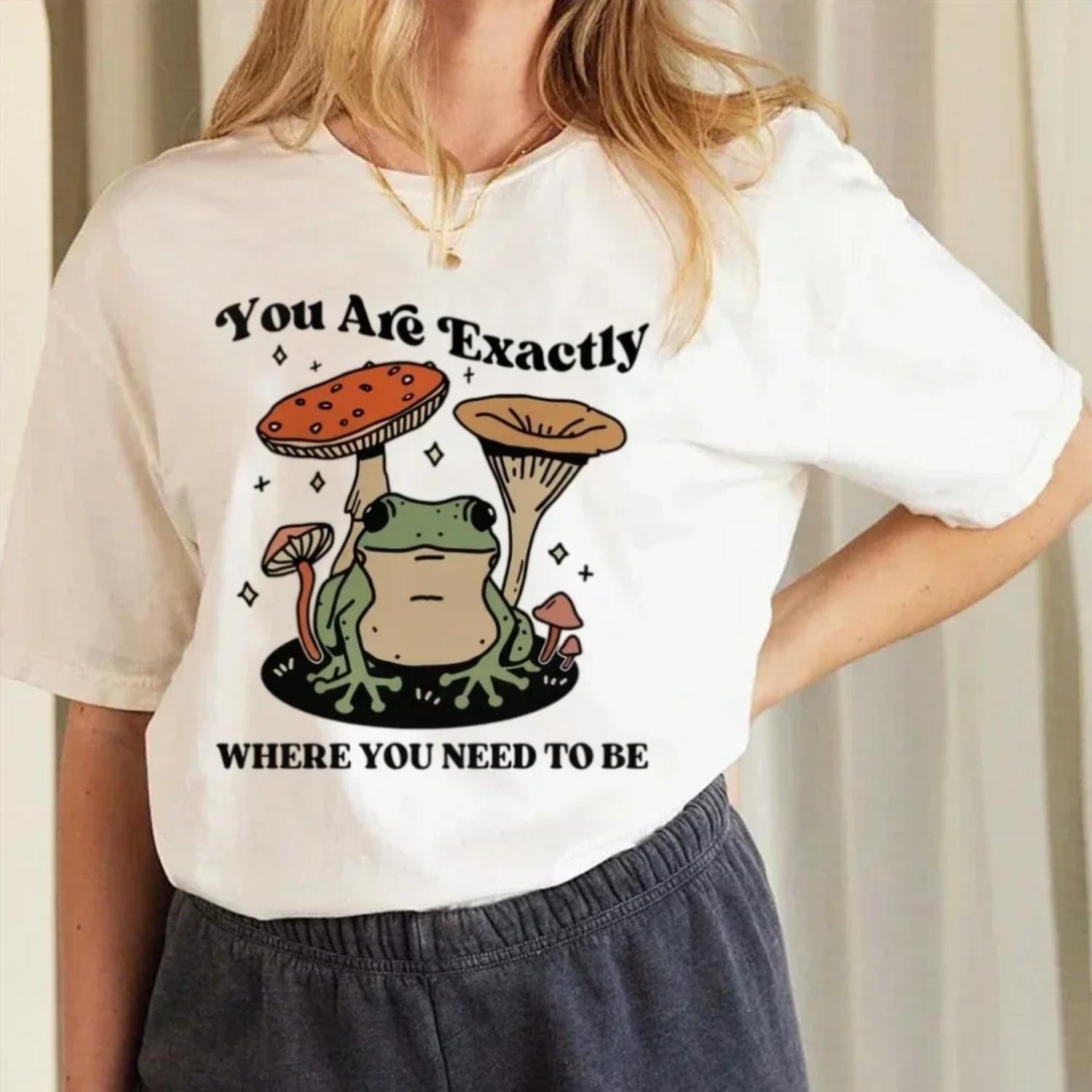Women s Short Sleeved 90s Clothing Women s Top T-Shirt Fun Animal Cartoon Fashion Clothing Pattern Plus Size Casual T-Shirt S