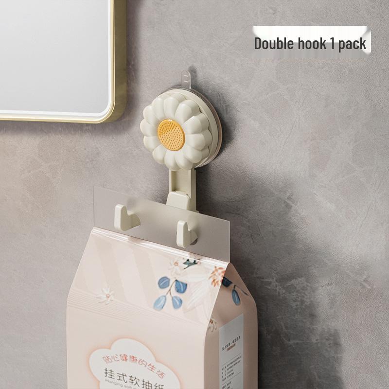 

Вращающиеся крючки на присосках - Без сверления, Сильный клей для стен ванной и кухни