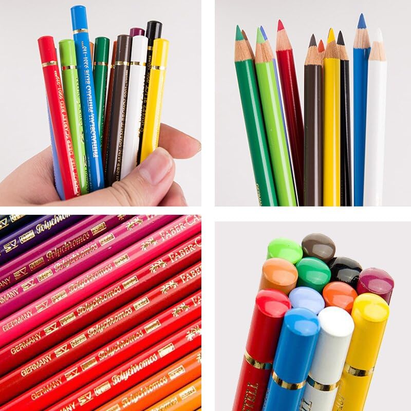 Faber-Castell Polychromos Colored Pencils, 24 Colors, Tin, 110024 [Official Japanese Product]