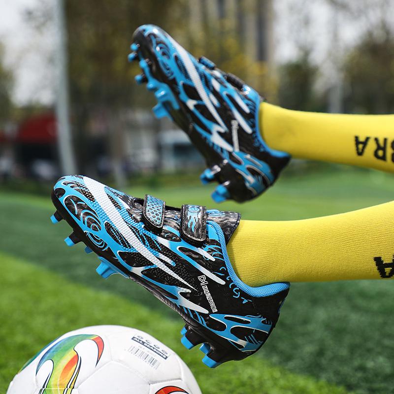 Dětské fotbalové boty TF s dlouhými kolíky Fotbalové kopačky Travní tenisky Pro chlapce a dívky Tréninkové sportovní tenisky Obuv pro studenty Venkovní obuv